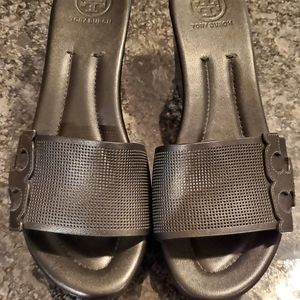 TORY BURCH MIKAEL Wedge Slide 7.5 NEW